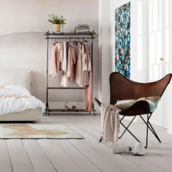 KARE Sessel Butterfly Brown Econo