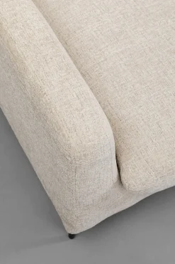 KARE Sessel +Hocker Quinn High Beige