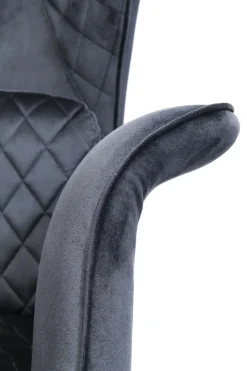 KARE Sessel Tudor Velvet Schwarz