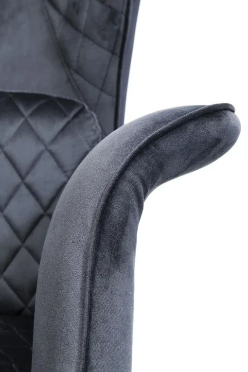 KARE Sessel Tudor Velvet Schwarz