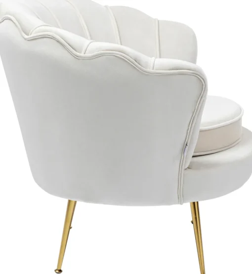 KARE Sessel Water Lily Gold Beige