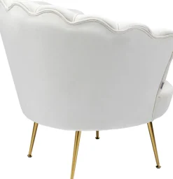 KARE Sessel Water Lily Gold Beige