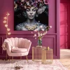 KARE Sessel Water Lily Gold Rosa