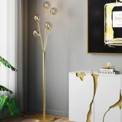 KARE Sideboard Cracked Weiß Gold 165x80cm