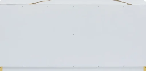 KARE Sideboard Cracked Weiß Gold 165x80cm