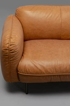 KARE Sofa Calgary Smart Leder Hellbraun 228cm