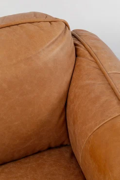 KARE Sofa Calgary Smart Leder Hellbraun 228cm