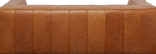 KARE Sofa Cubetto Smart Leder Hellbraun 220cm