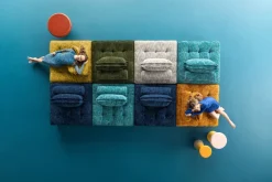 KARE Sofa Element Portofino Grau
