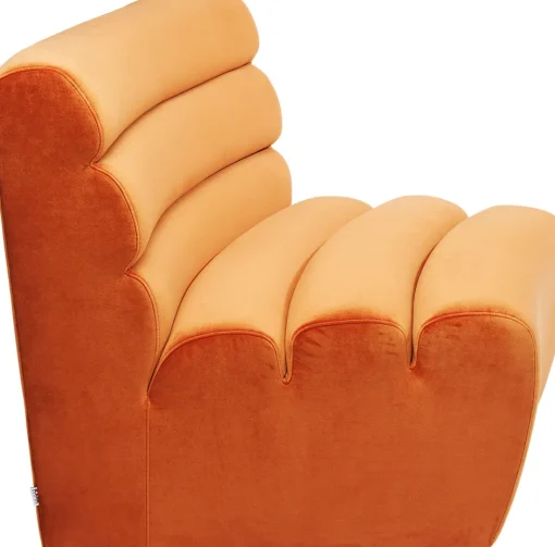 KARE Sofa Element Wave Orange