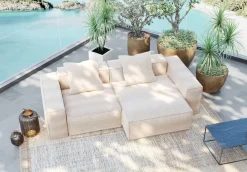 KARE Sofa Kalua 2-Sitzer Outdoor Linen