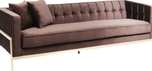 KARE Sofa Loft 3-Sitzer Braun