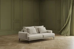 KARE Sofa Napoli 3-Sitzer Creme 227cm