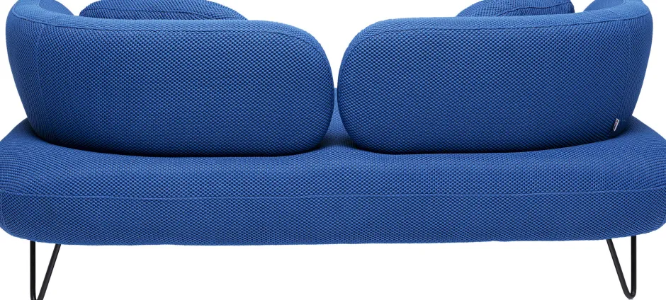 KARE Sofa Peppo 2-Sitzer Blau 182cm