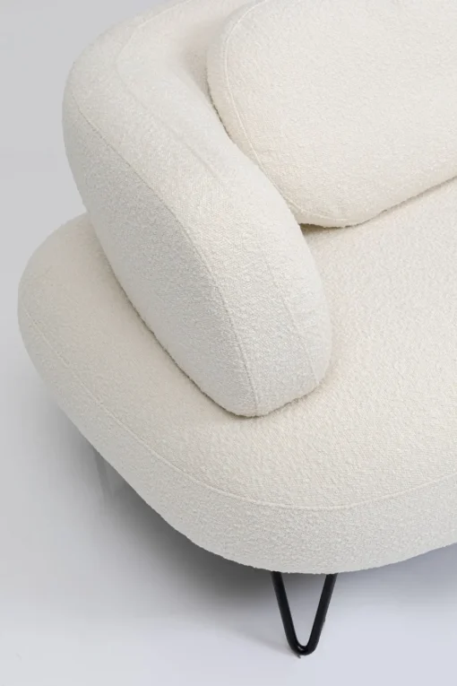 KARE Sofa Peppo 2-Sitzer Weiß 182cm