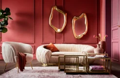 KARE Sofa Perugia 2-Sitzer Creme