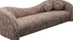 KARE Sofa 3-Sitzer Livia Melange Braun 261cm