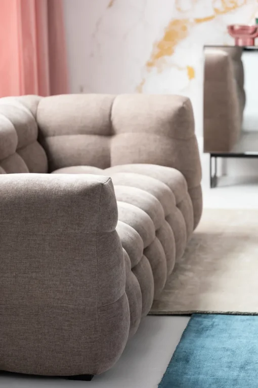 KARE Sofa 3-Sitzer Salamanca Hellbraun 240cm