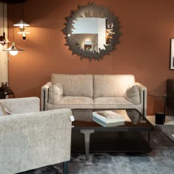 KARE Sofa 2-Sitzer Victor Beige 178cm