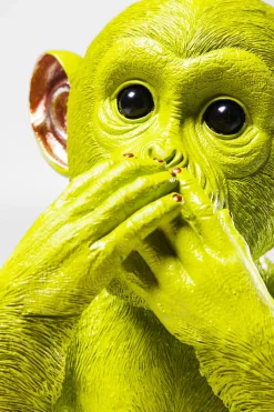 KARE Spardose Monkey Iwazaru Grün