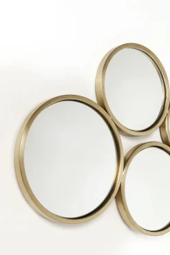 KARE Spiegel Bubbles Brass 38x93cm