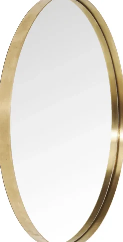 KARE Spiegel Curve Brass Ø100