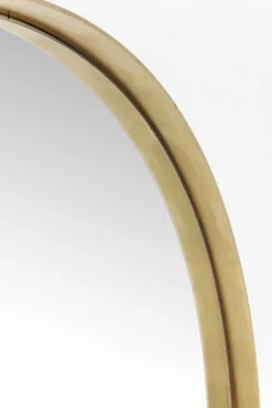 KARE Spiegel Curve Brass Ø100