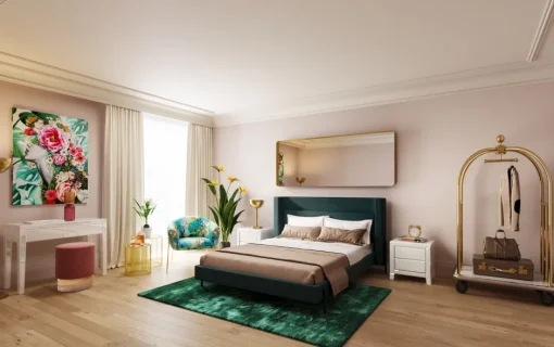 KARE Spiegel Curve MO Brass 70x200cm