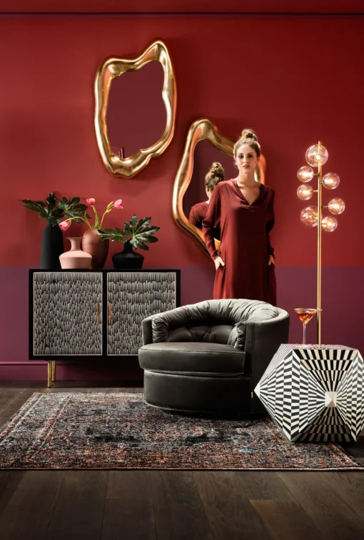 KARE Spiegel Hologram Gold 117x68cm