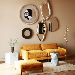 KARE Spiegel Hologram Silber 117x68cm