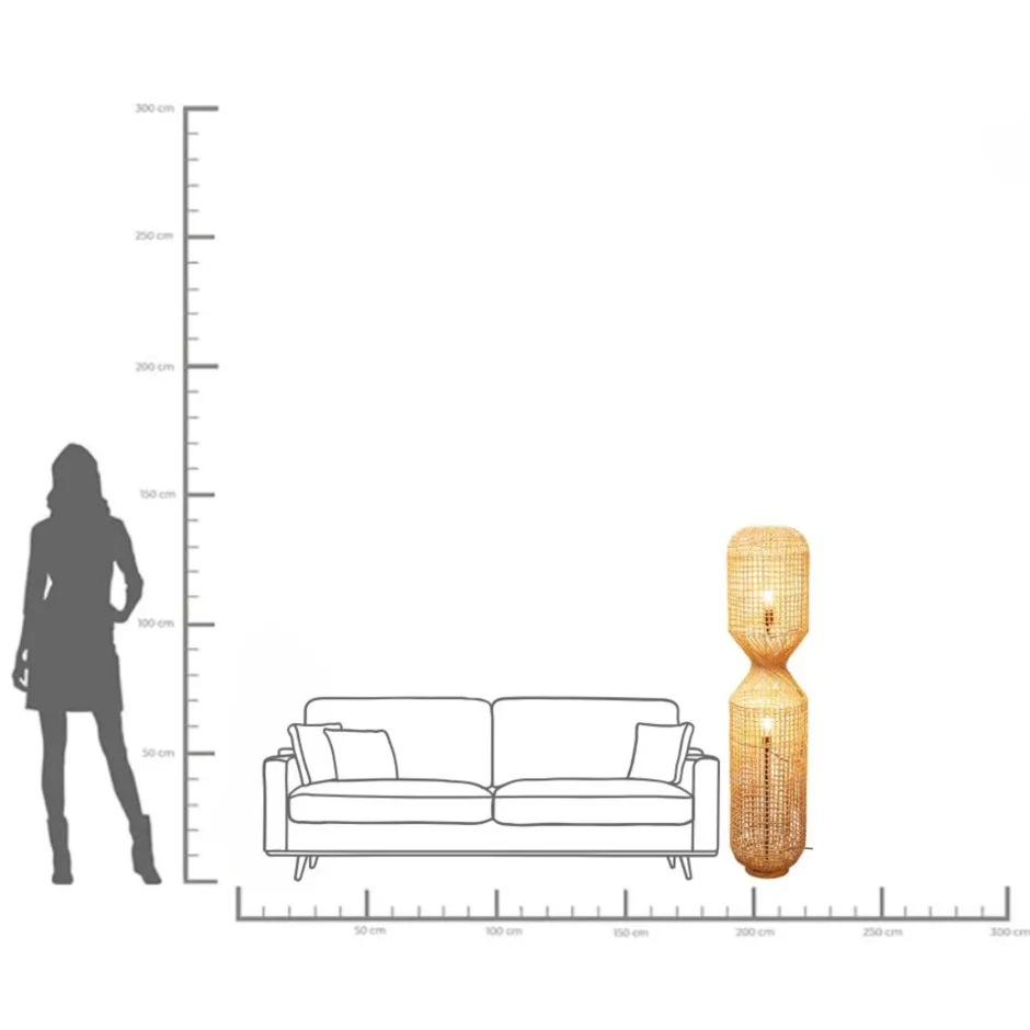 KARE Stehleuchte Aloha 136cm