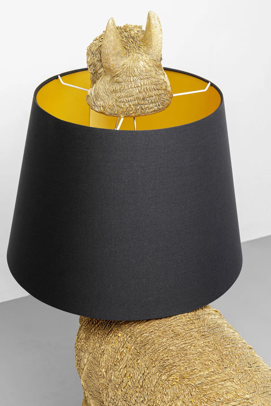 KARE Stehleuchte Alpaca Gold 108cm