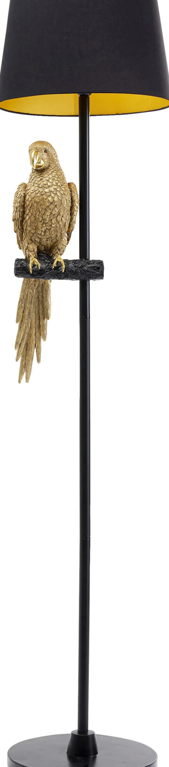 KARE Stehleuchte Animal Parrot Gold 176cm