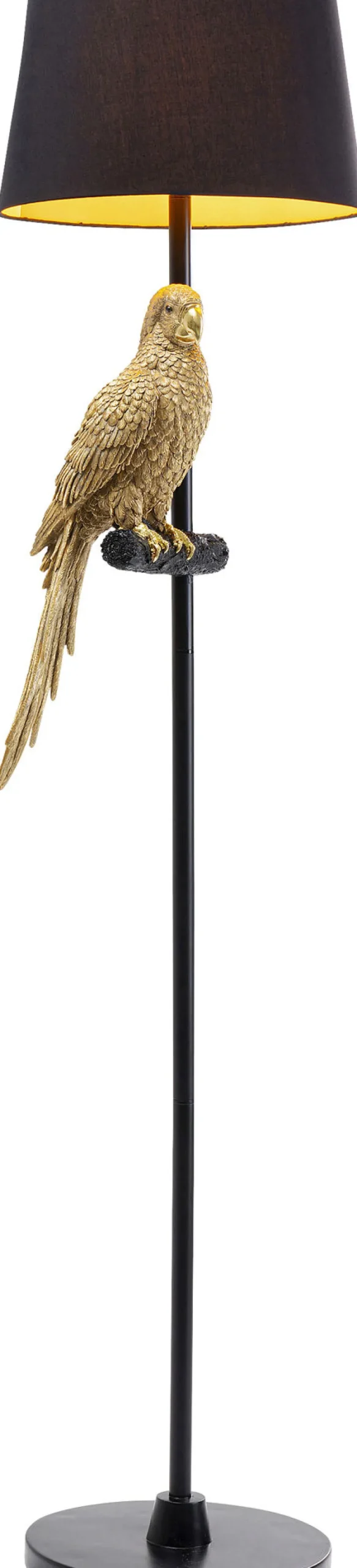 KARE Stehleuchte Animal Parrot Gold 176cm