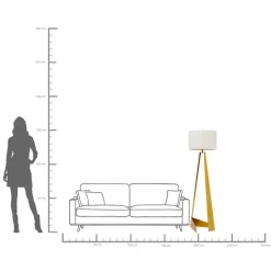 KARE Stehleuchte Art Swing 150cm