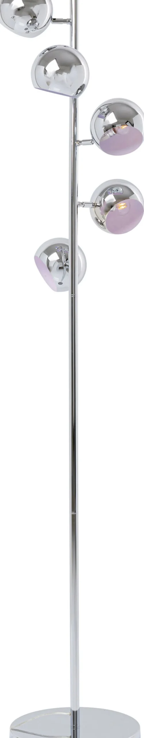 KARE Stehleuchte Calotta Chrome 5er
