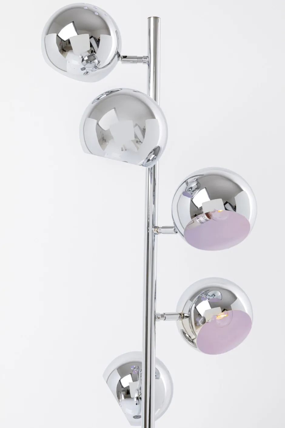 KARE Stehleuchte Calotta Chrome 5er