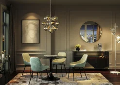 KARE Stehleuchte Calotta Chrome 5er