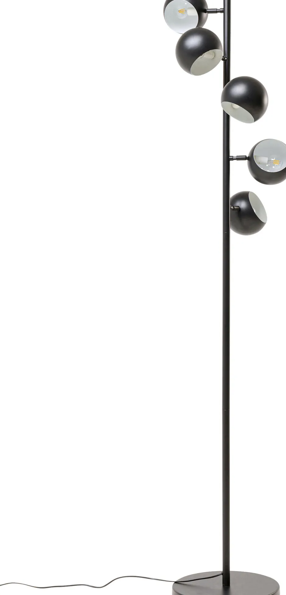 KARE Stehleuchte Calotta Schwarz 5er 180cm