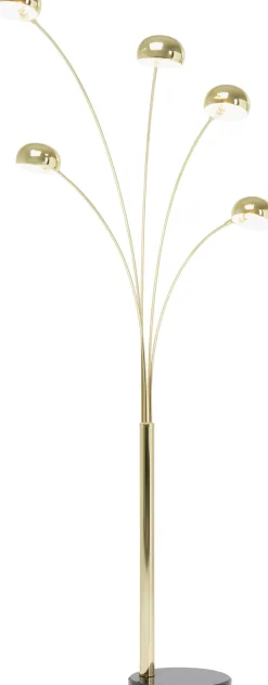 KARE Stehleuchte Five Fingers Brass