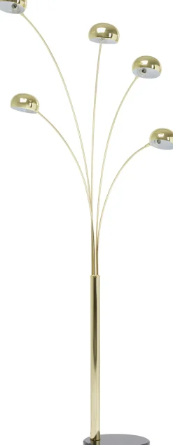 KARE Stehleuchte Five Fingers Brass