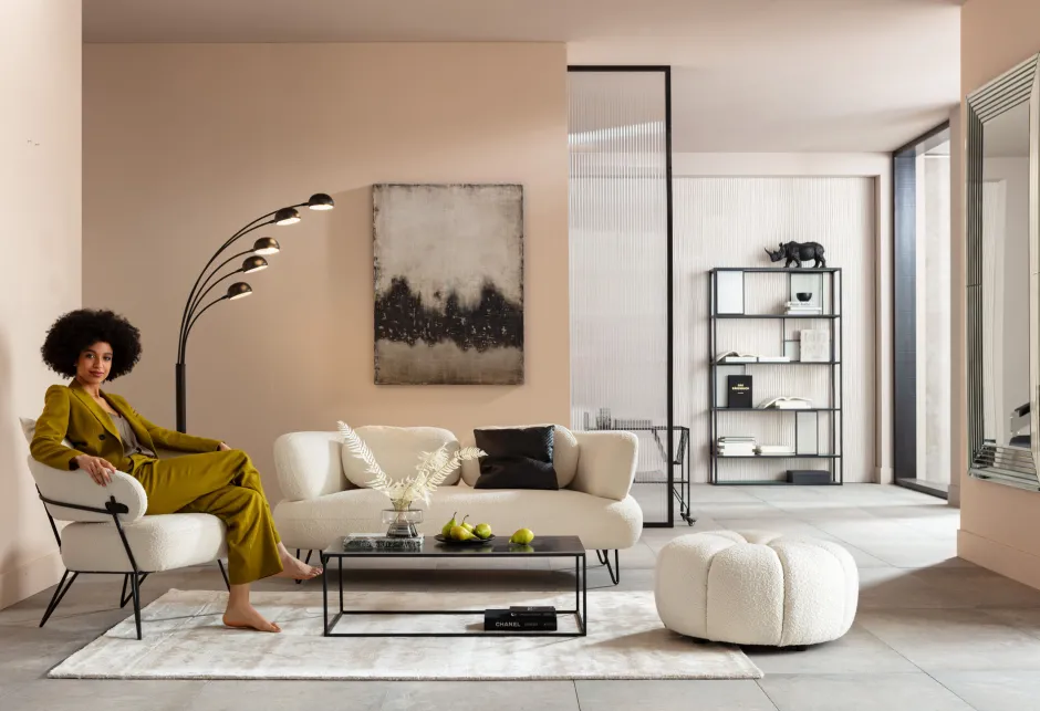 KARE Stehleuchte Five Fingers Schwarz Matt