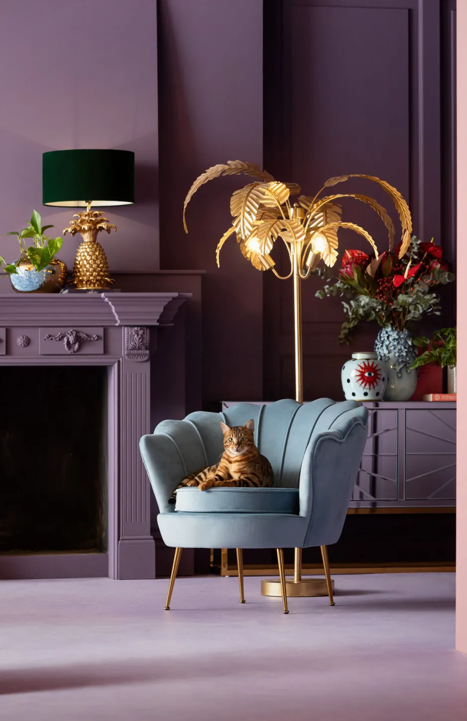 KARE Stehleuchte Palmera 170cm