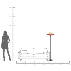 KARE Stehleuchte Riva 160cm