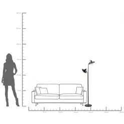 KARE Stehleuchte Speaker Duo 149cm