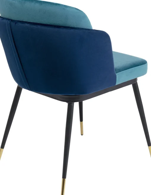 KARE Stuhl Hojas Blau