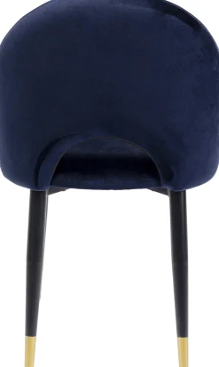 KARE Stuhl Iris Velvet Blau (2/Set)