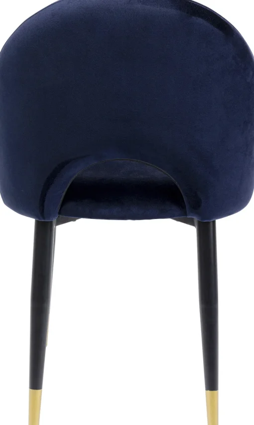 KARE Stuhl Iris Velvet Blau (2/Set)