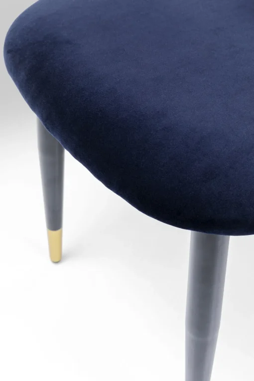KARE Stuhl Iris Velvet Blau (2/Set)