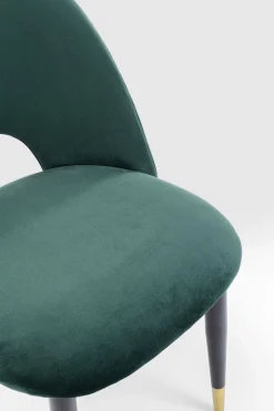 KARE Stuhl Iris Velvet Grün